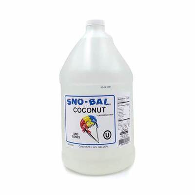 SYR04SBCO SNO BALL COCONUT SYRUP 4GAL/CS